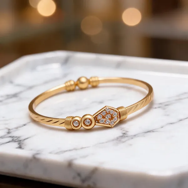 Gold_Tone_Brass_Crystal_Detail_Open_Bangle_For_Women