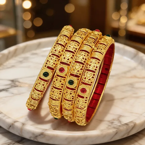 Gold_Tone_Brass_Stone_Studded_Bangle_Set_For_Women