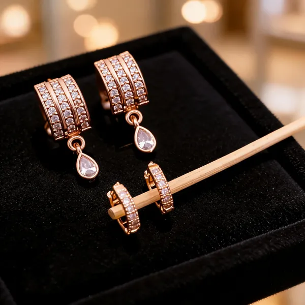 Gold_Brass_Crystal_Drop_Hoop_Earrings_Set_For_Women