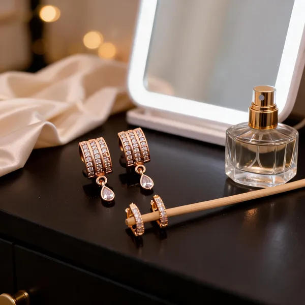 Gold_Brass_Crystal_Drop_Hoop_Earrings_Set_For_Women