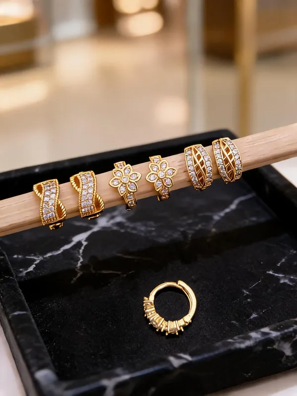 Gold_Brass_Crystal_Studded_Hoop_Stud_Earrings_Set_For_Women