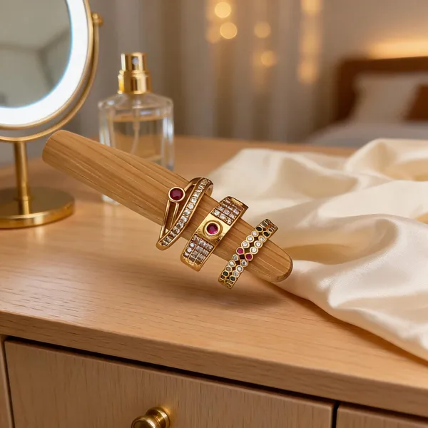 Gold_Brass_Red_Stone_Embellished_Bangle_Set_For_Women