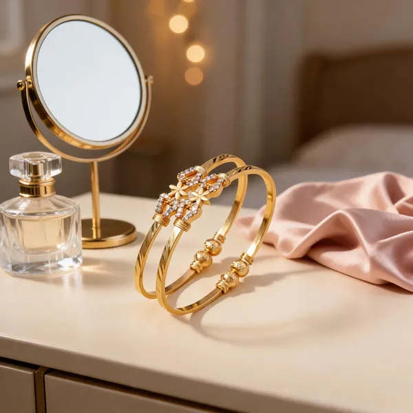 Gold_Brass_Floral_Stone_Open_Cuff_Bangle_For_Women