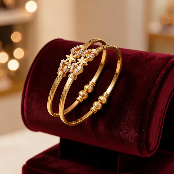 Gold_Brass_Floral_Stone_Open_Cuff_Bangle_For_Women
