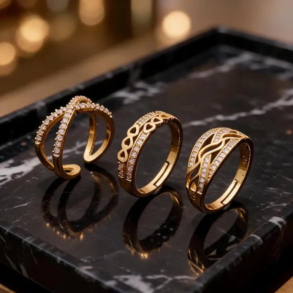 Gold_Brass_Ornate_Embellished_Ring_Set_For_Women