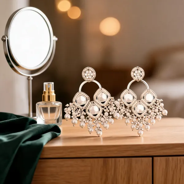 Silver_Brass_Pearl_Chandelier_Drop_Earrings_For_Women