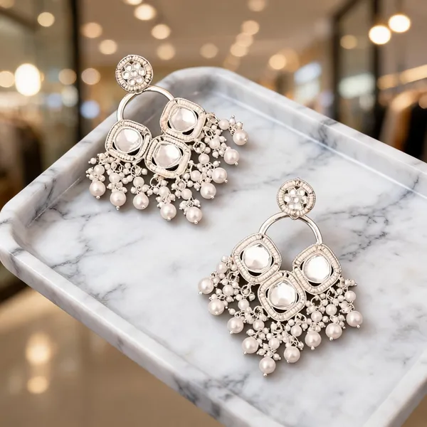 Silver_Brass_Pearl_Chandelier_Drop_Earrings_For_Women