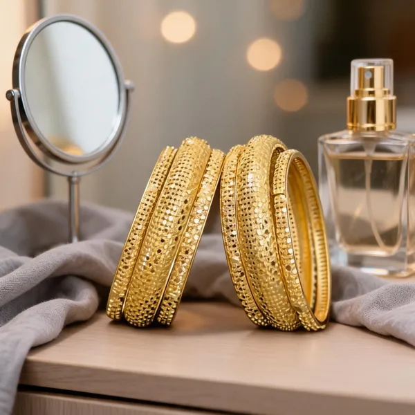 Gold_Brass_Textured_Traditional_Bangle