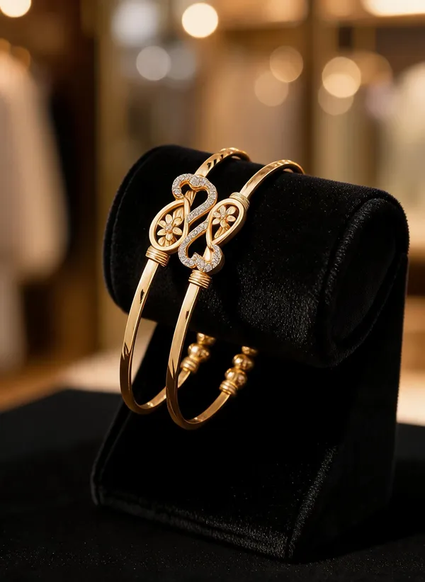 Gold_Brass_Stone_Embellished_Open_Bangle