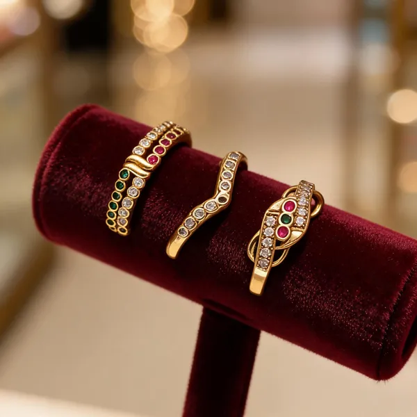 Gold_Brass_Multicolour_Stone_Studded_Ring_Set_For_Women