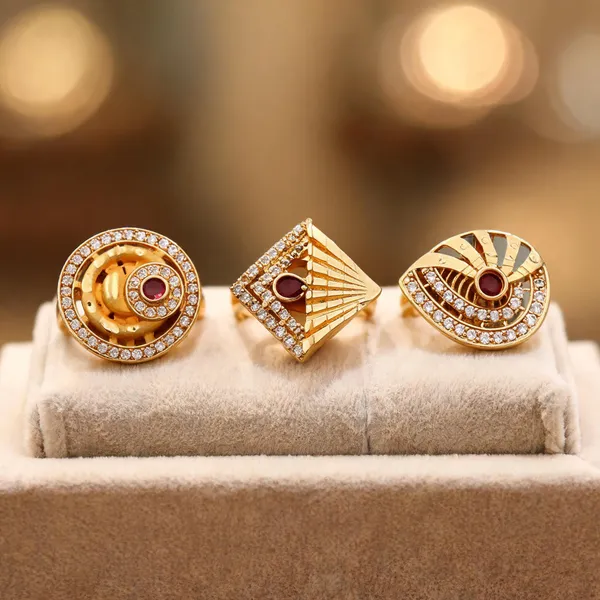 Gold_Brass_Stone_Embellished_Statement_Ring_Set_For_Women