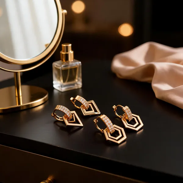 Gold_Brass_Geometric_Layered_Drop_Earrings_For_Women