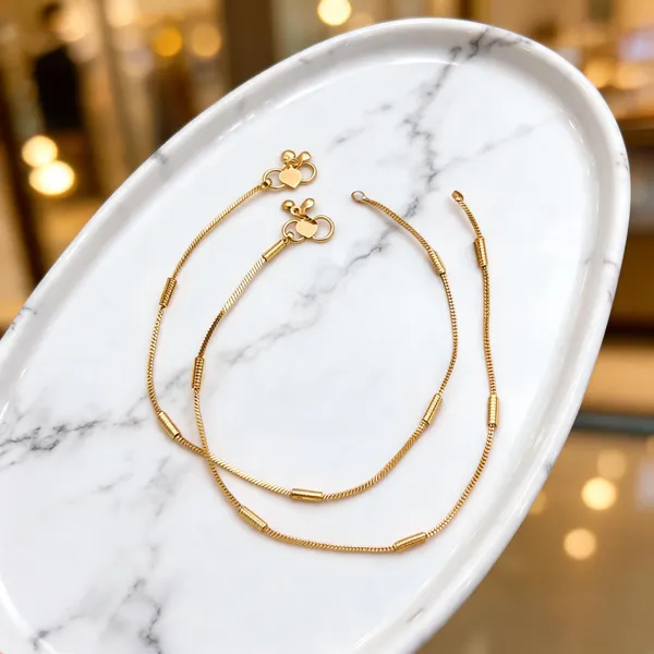 Gold_Brass_Layered_Chain_Anklet_For_Women