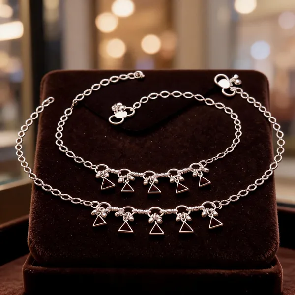 Silver_Brass_Charm_Anklets_For_Women