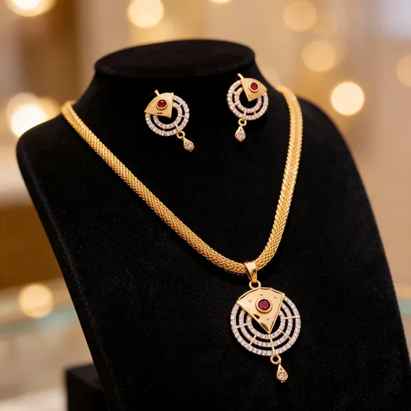 Gold_Brass_Stone_Studded_Necklace_Set_For_Women