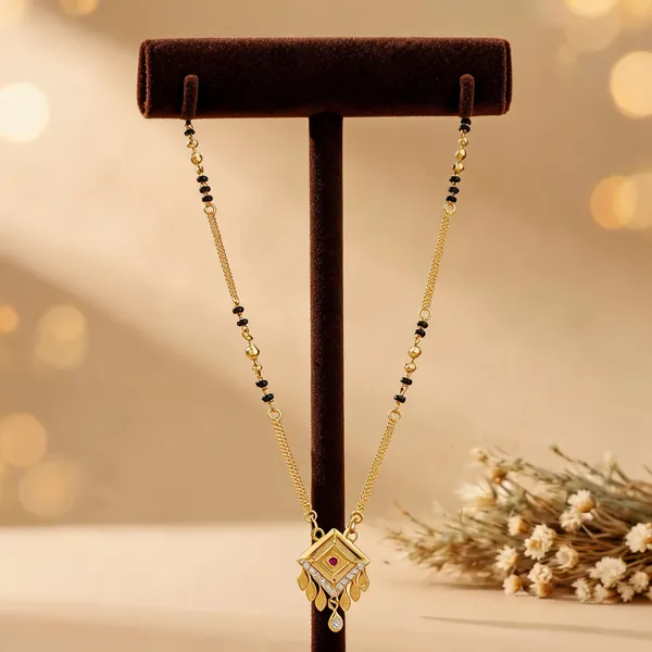 Gold_Brass_Black_Beaded_Geometric_Mangalsutra_For_Women