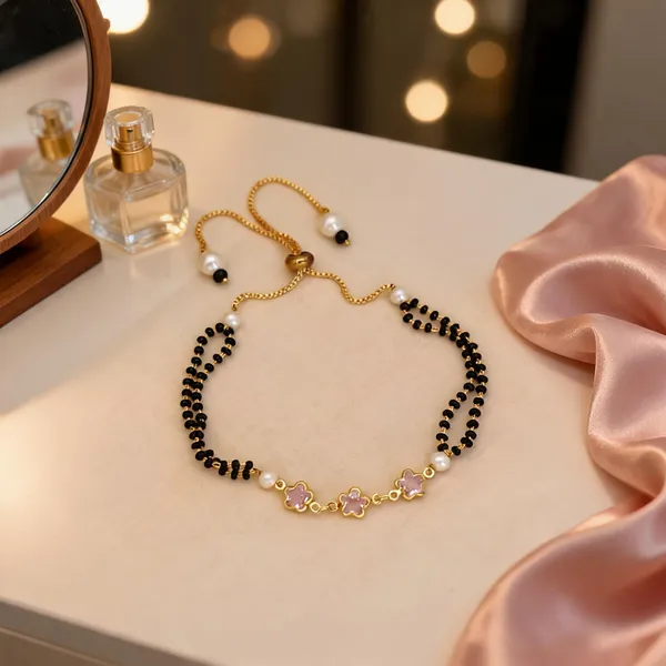 Black_Brass_Beaded_Floral_Mangalsutra_Necklace_For_Women