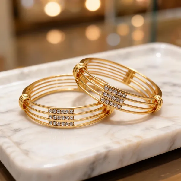 Gold_Brass_Crystal_Embellished_Layered_Bangle_For_Women