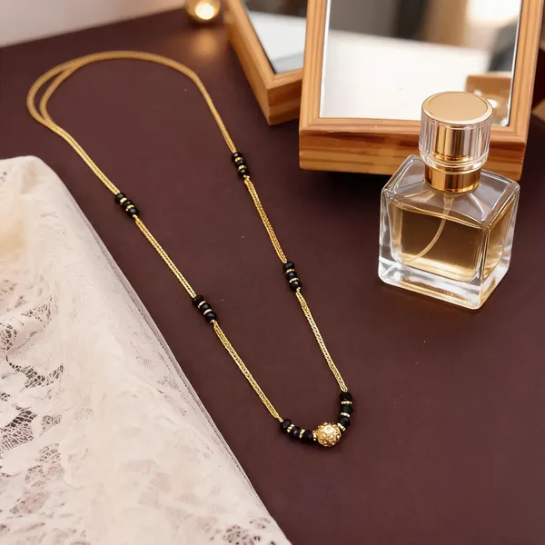 Gold_Brass_Black_Bead_Mangalsutra_Necklace_For_Women