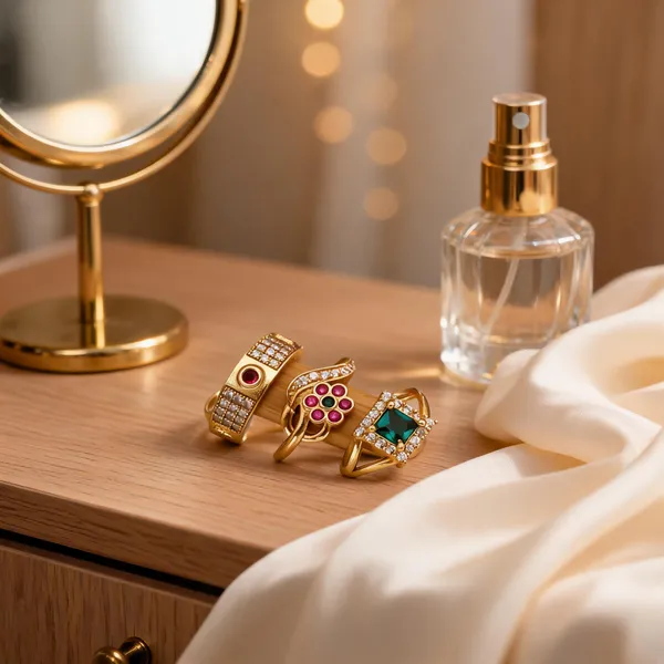 Gold_Tone_Brass_Multistone_Embellished_Ring_Set_For_Women
