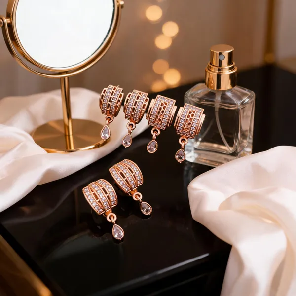 Rose_Gold_Brass_Geometric_Hoop_Crystal_Drop_Earrings_For_Women