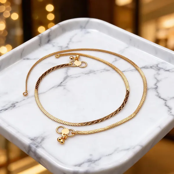 Gold_Brass_Layered_Charm_Chain_Anklet_For_Women