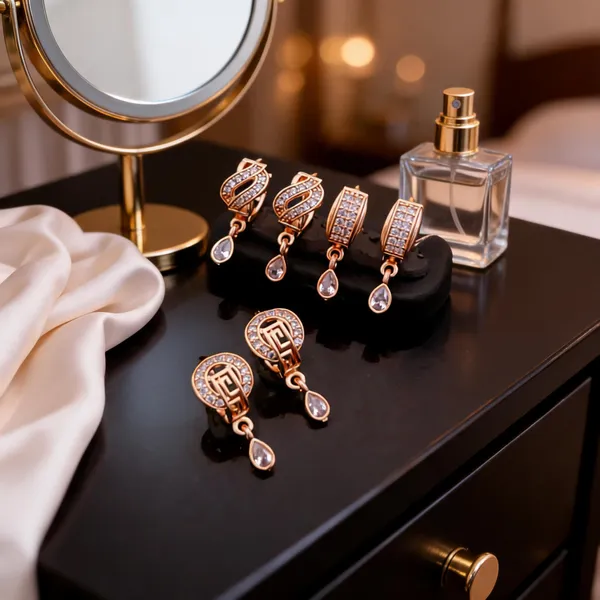 Rose_Gold_Brass_Crystal_Oval_Stone_Embellished_Drop_Earrings_Set_For_Women