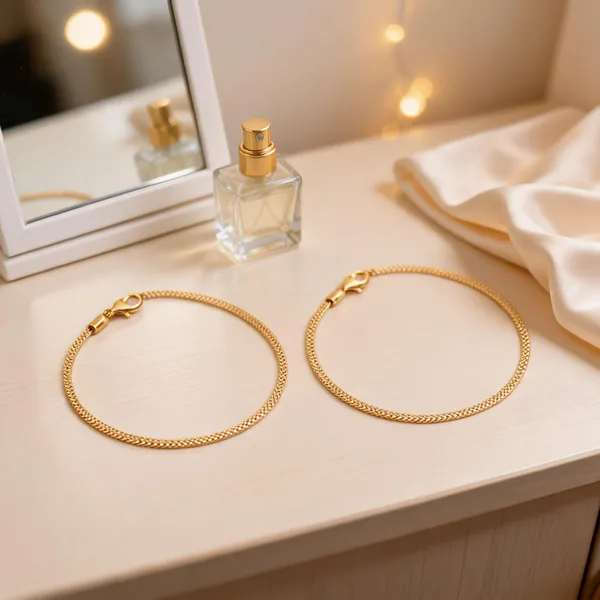 Gold_Brass_Delicate_Layered_Chain_Anklet_For_Women