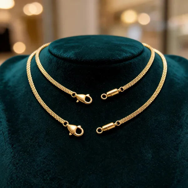 Gold_Brass_Delicate_Layered_Chain_Anklet_For_Women