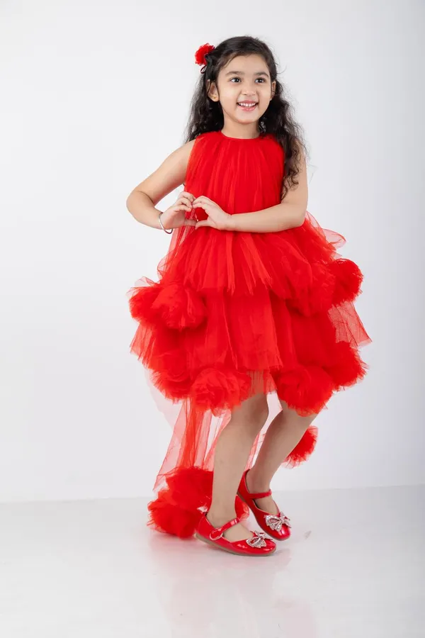 Victorian_Style_Dress_With_Net_Flower_Detailing_Red
