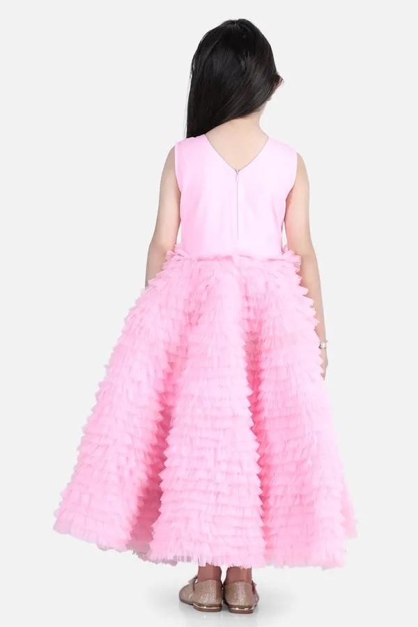 Net_Tulle_Dress_With_Acrylic_Handwork_On_Umpire_Pink