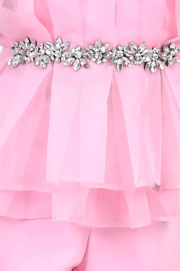 Organza_Top_Embellished_With_Swarovski_Broach_And_Matching_Pants_Baby_Pink