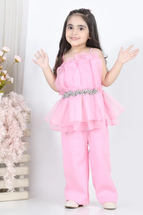 Organza_Top_Embellished_With_Swarovski_Broach_And_Matching_Pants_Baby_Pink