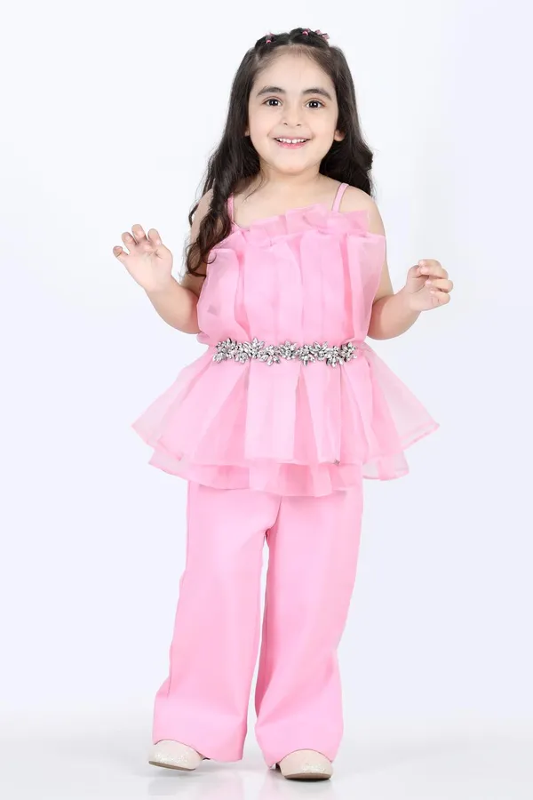 Organza_Top_Embellished_With_Swarovski_Broach_And_Matching_Pants_Baby_Pink