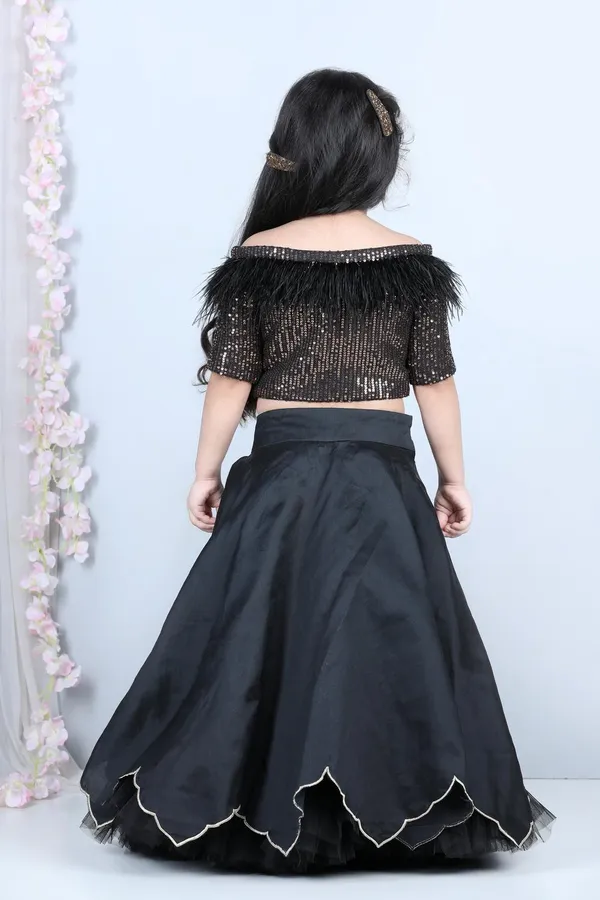 Sequence_Top_Lehenga_Black