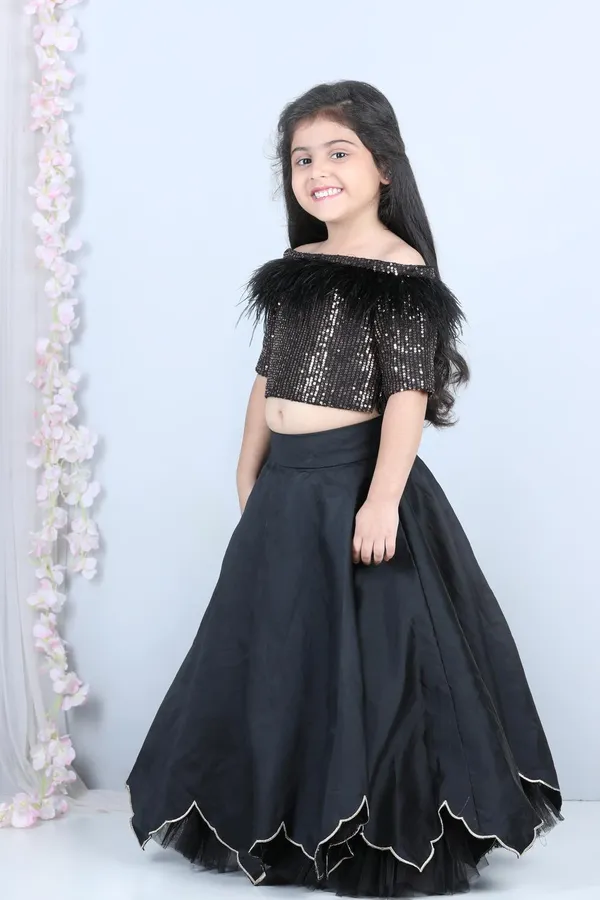Sequence_Top_Lehenga_Black