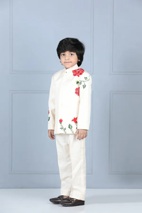 Bandh_Gala_Coat_With_Pants_Cream