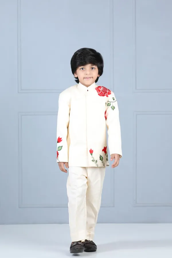 Bandh_Gala_Coat_With_Pants_Cream