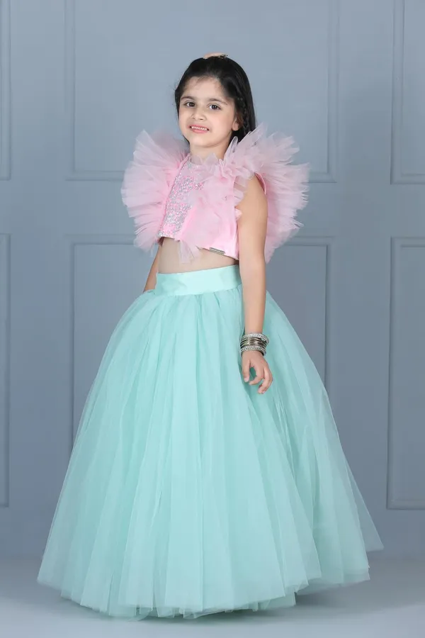 Crop_Top_And_Skirt_With_Embroidery_Ice_Blue_Color