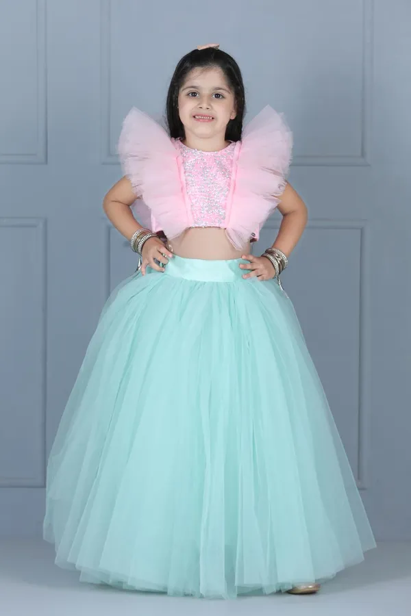 Crop_Top_And_Skirt_With_Embroidery_Ice_Blue_Color
