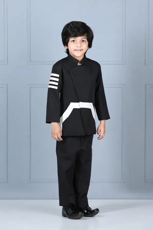 High_Neck_Coat_And_Pant_Black