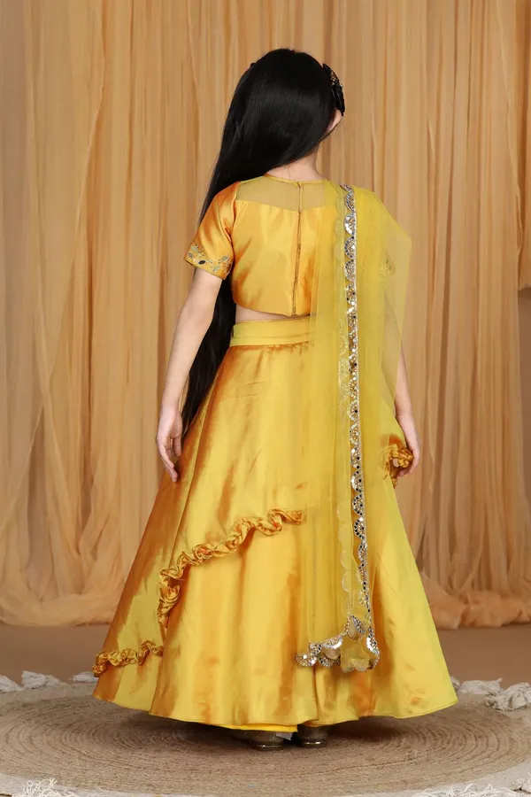 Lehenga_With_Mirror_Work_Mustard_Yellow