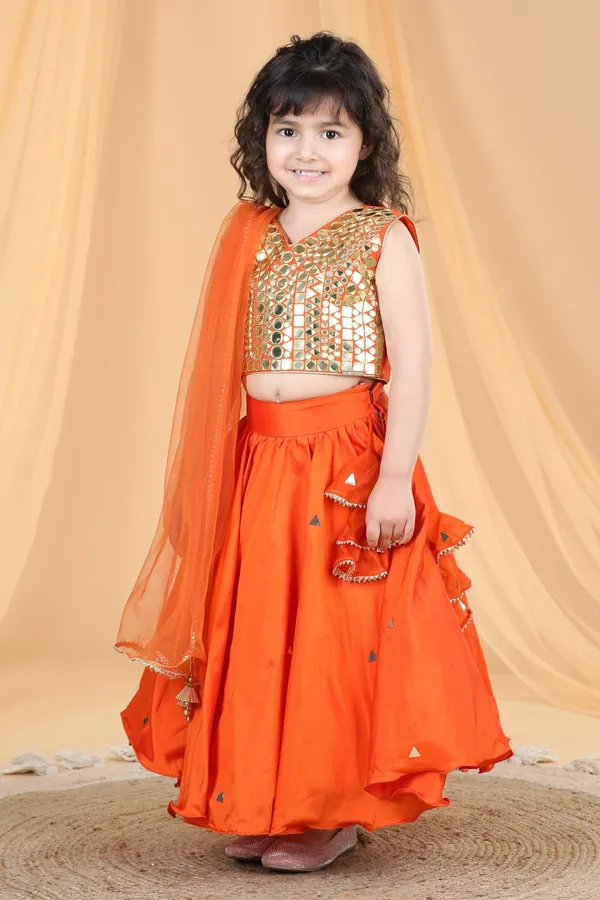 Silk_Lehenga_With_Work_Orange