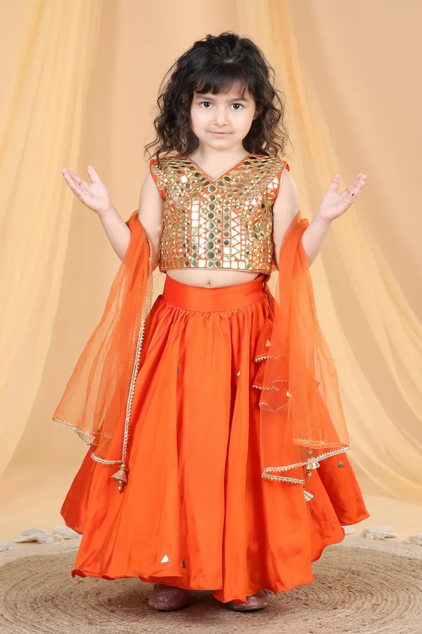 Silk_Lehenga_With_Work_Orange