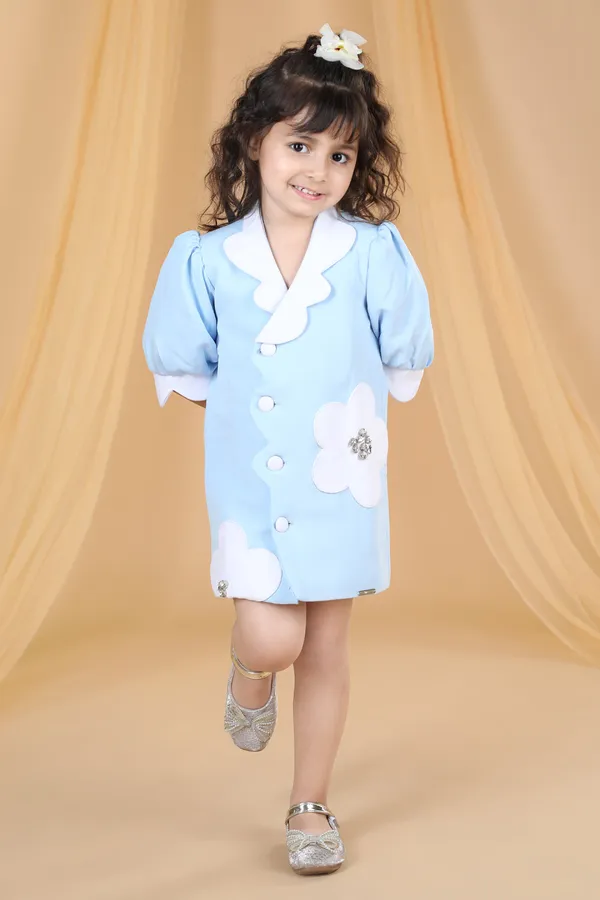 Coat_Dress_With_Flower_Detail_Ice_Blue