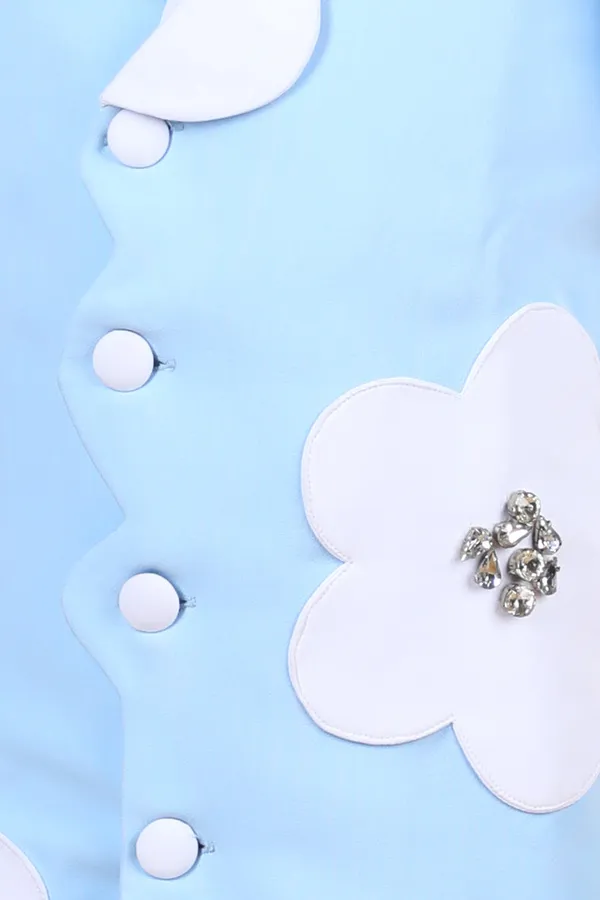 Coat_Dress_With_Flower_Detail_Ice_Blue
