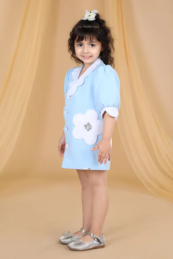 Coat_Dress_With_Flower_Detail_Ice_Blue