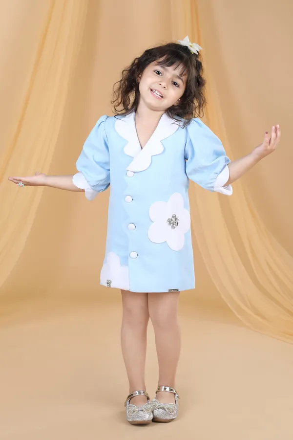 Coat_Dress_With_Flower_Detail_Ice_Blue