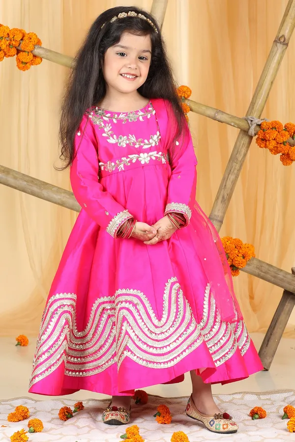 Anarkali_With_Hand_Emnroidery_Hot_Pink