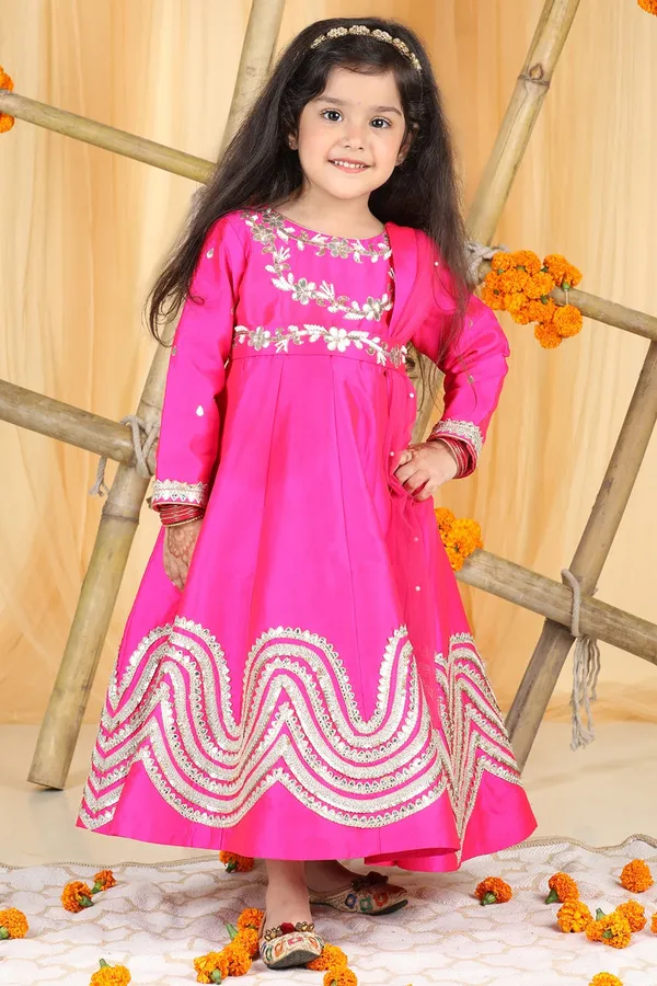 Anarkali_With_Hand_Emnroidery_Hot_Pink